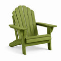 Sedia Adirondack in legno dipinto verde per esterni